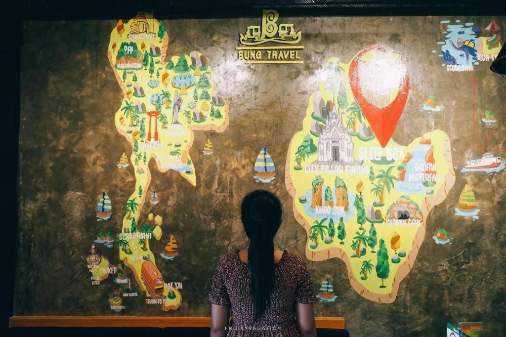 Sleepbox Hostel Suratthani Surat Thani Exteriör bild